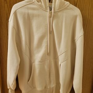Aerie Offline Cloud Fleece Hoodie - Cream